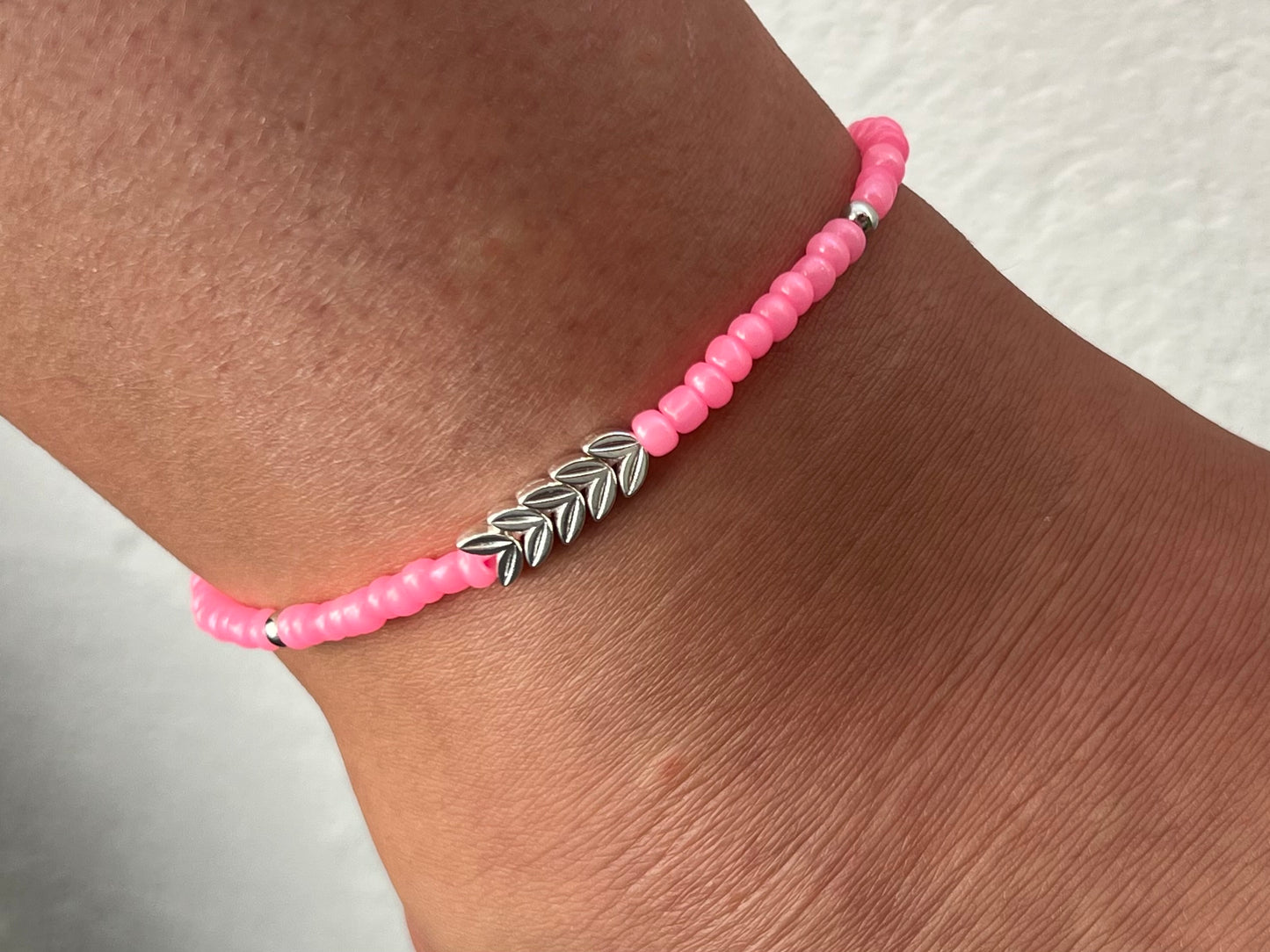 Bratara de picior Rosa