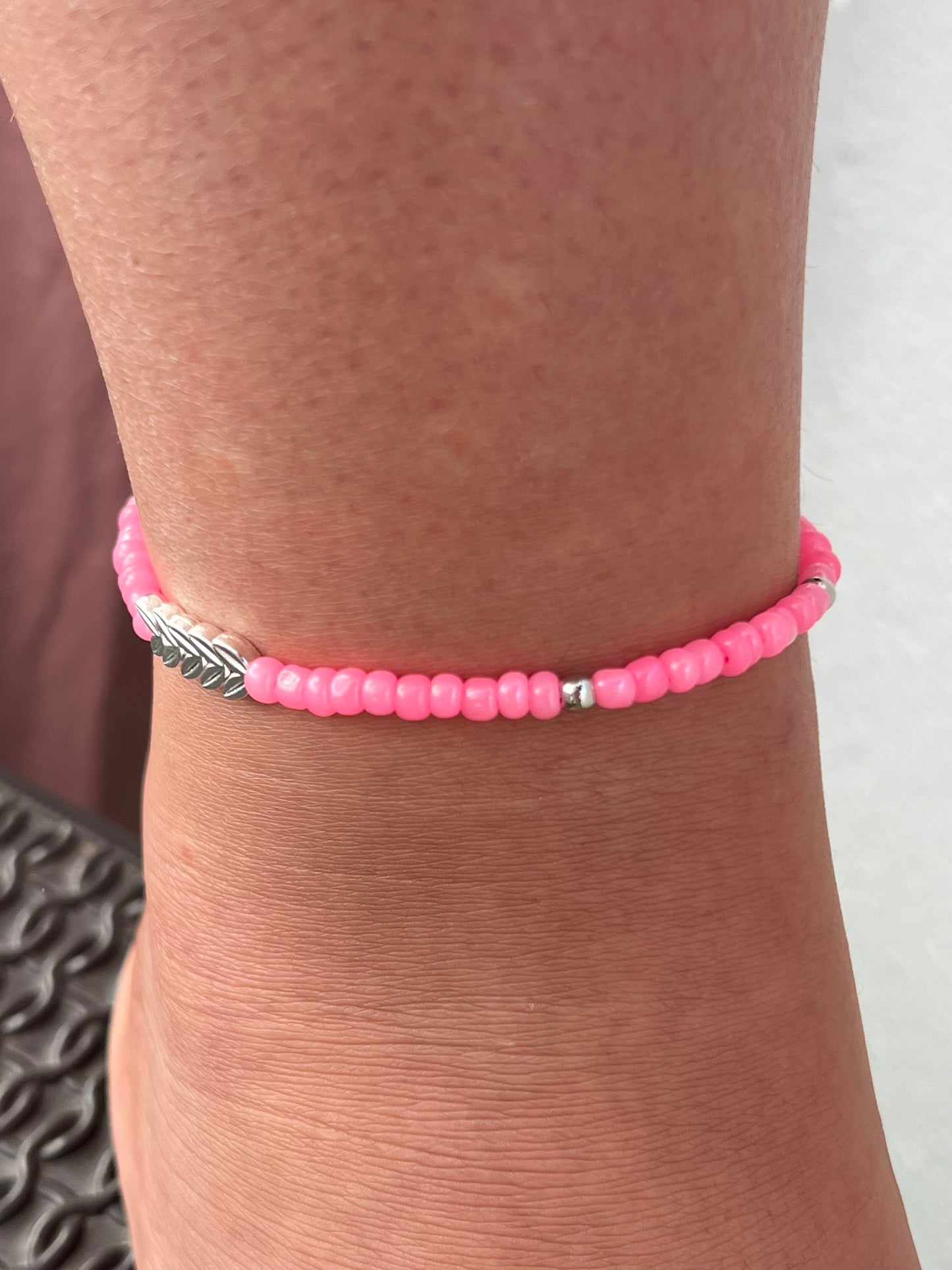 Bratara de picior Rosa
