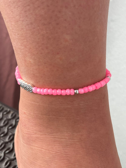 Bratara de picior Rosa